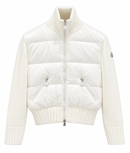 “MC“ Knit Sleeve Puffer Jacke
