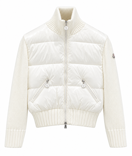“MC“ Knit Sleeve Puffer Jacke