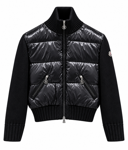 “MC“ Knit Sleeve Puffer Jacke